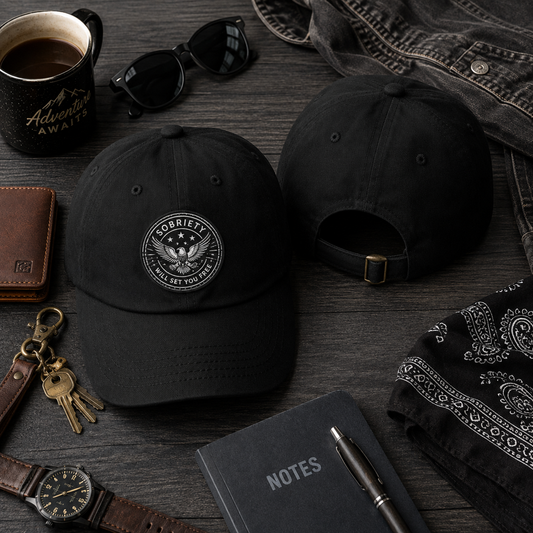 Sobriety Will Set You Free Dad Hat