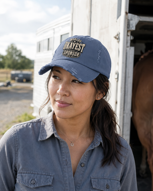 World’s Okayest Sponsor Hat | Funny Recovery Sponsor Gift