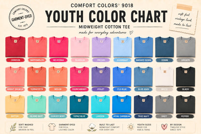 You Can Do Hard Things Youth Comfort Colors Tee