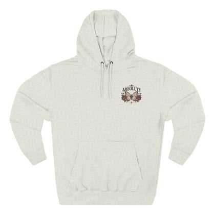 Butterfly & Roses Hoodie — "Absolute" Vintage Floral Graphic