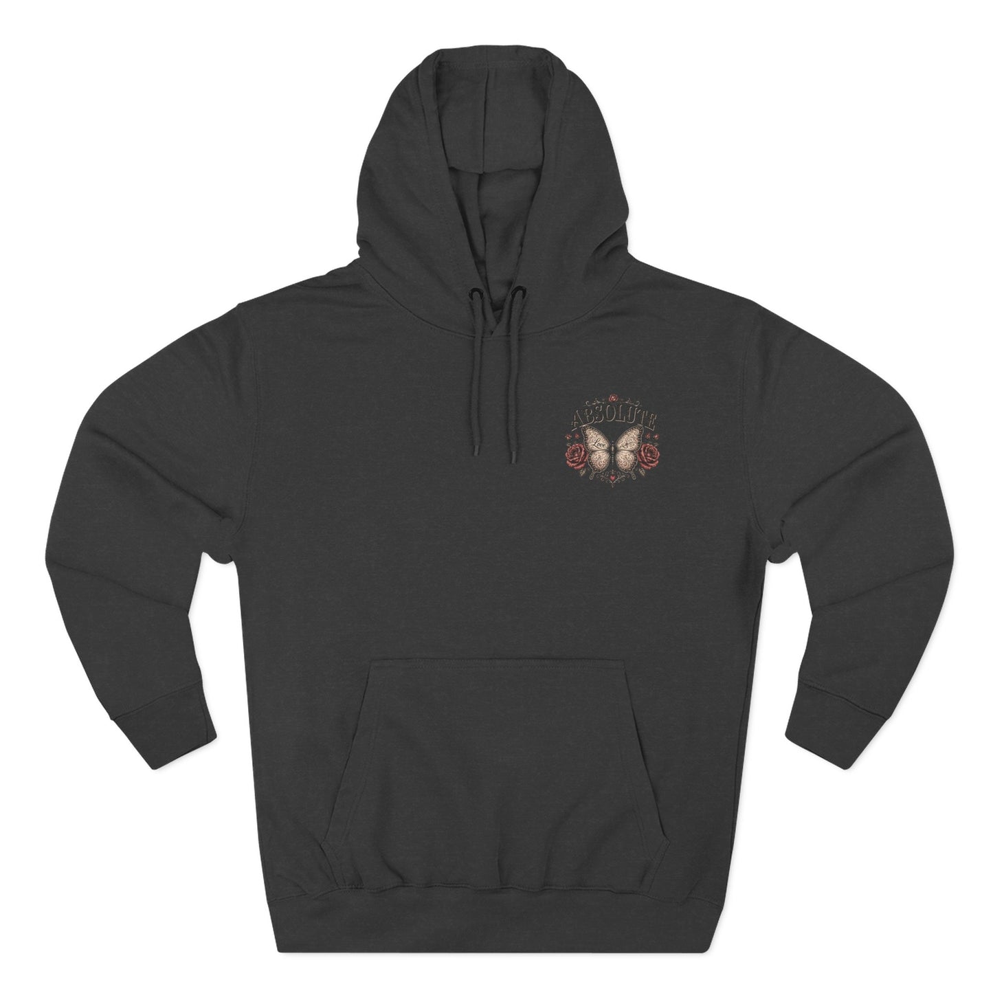 Butterfly & Roses Hoodie — "Absolute" Vintage Floral Graphic
