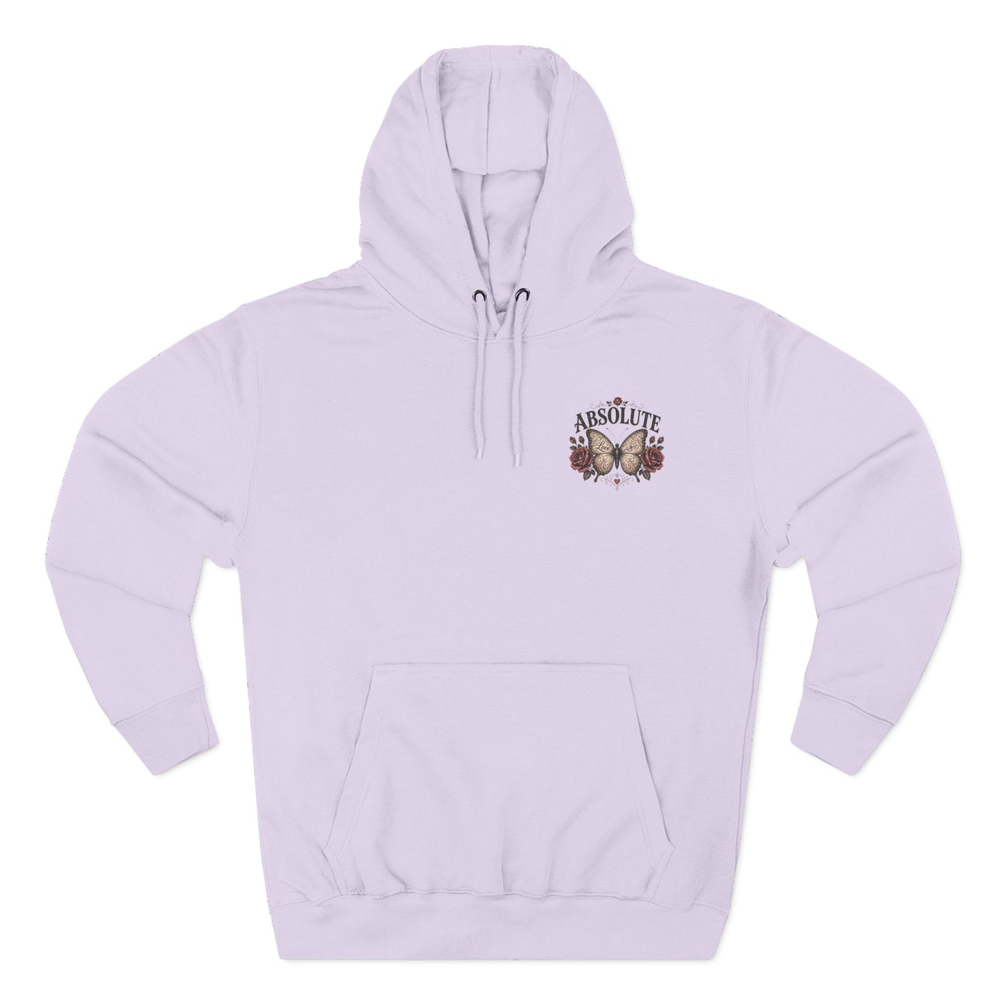 Butterfly & Roses Hoodie — "Absolute" Vintage Floral Graphic