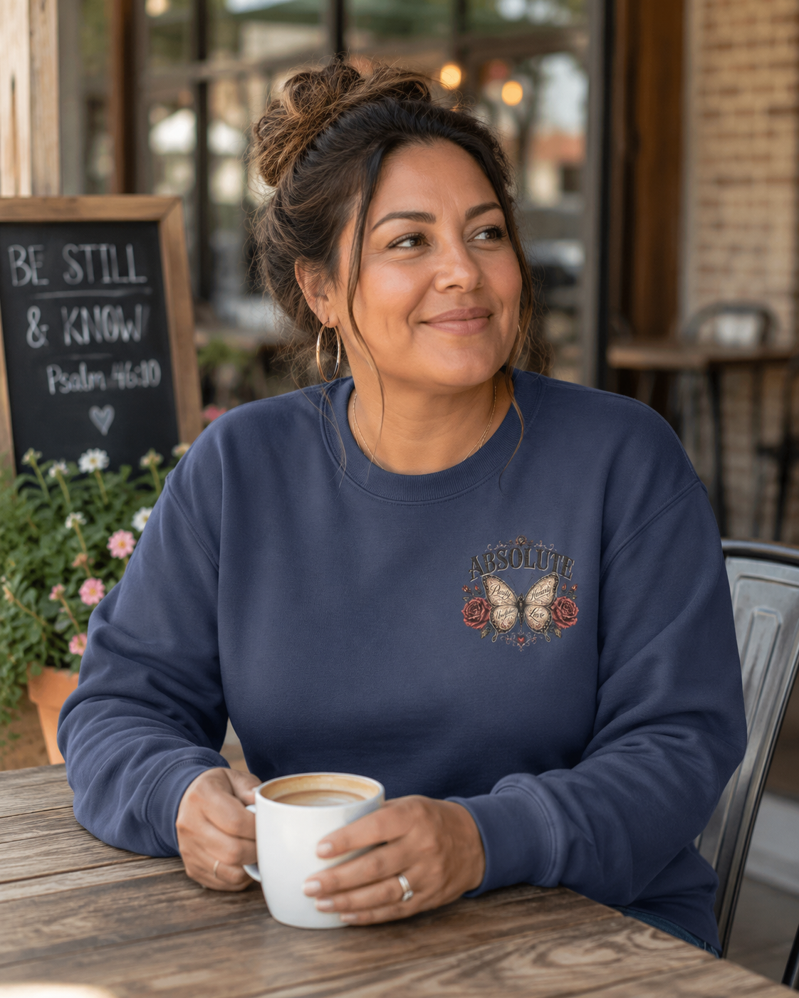 Absolute Principles Butterfly Crewneck Sweatshirt