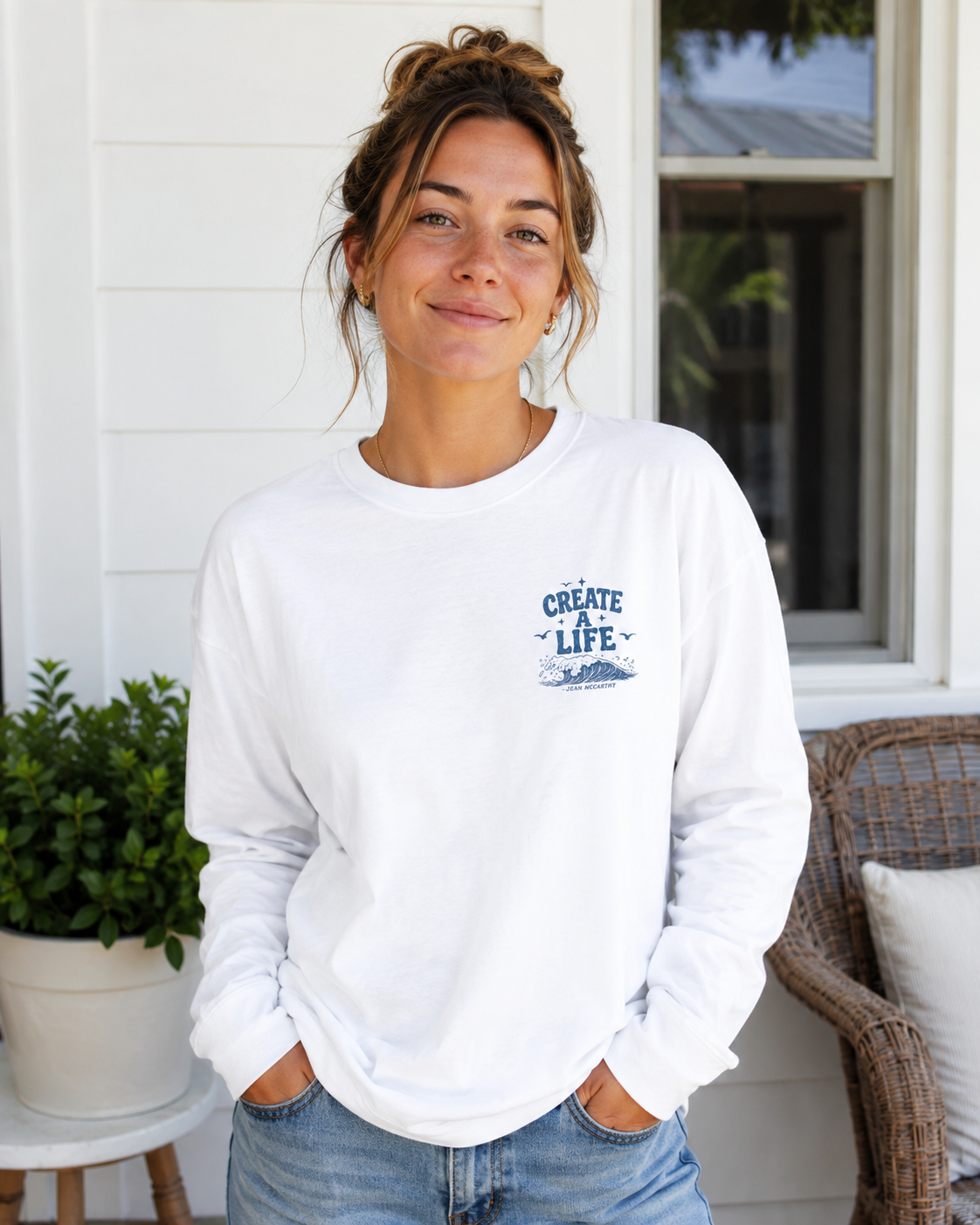 Create a Life Recovery Long Sleeve T-Shirt