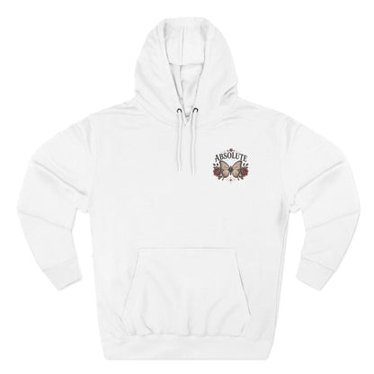 Butterfly & Roses Hoodie — "Absolute" Vintage Floral Graphic