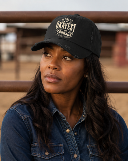 World’s Okayest Sponsor Hat | Funny Recovery Sponsor Gift