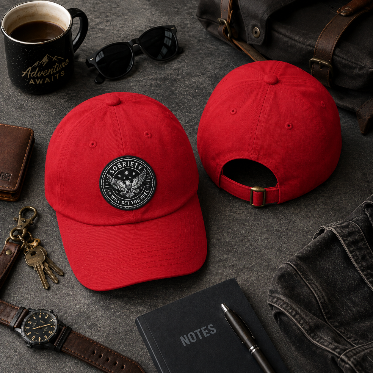 Sobriety Will Set You Free Dad Hat