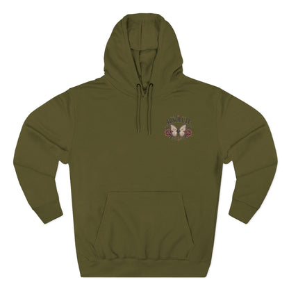 Butterfly & Roses Hoodie — "Absolute" Vintage Floral Graphic