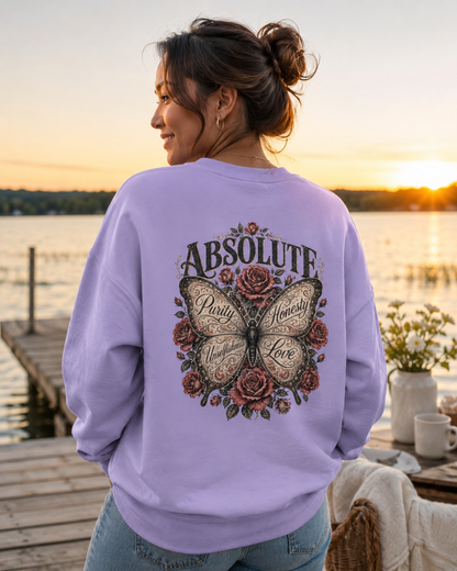 Absolute Principles Butterfly Crewneck Sweatshirt