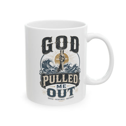 Ceramic Mug — "God Forgive Me, I Pulled Out" Vintage Tattoo Skate Coffee Cup