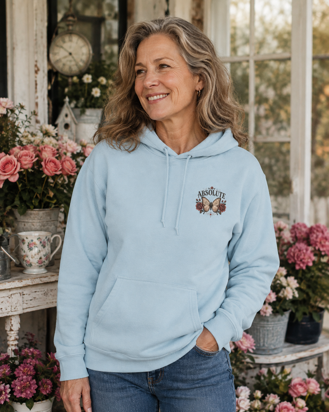 Absolute Principles Butterfly Hoodie | Recovery & Sobriety Unisex Pullover