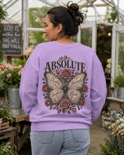 Absolute Principles Butterfly Crewneck Sweatshirt
