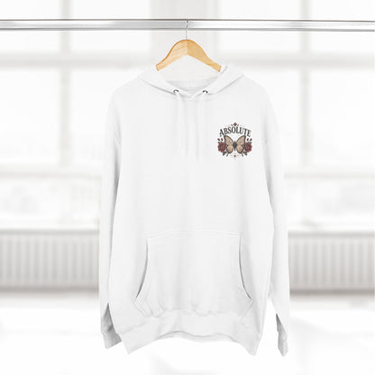 Butterfly & Roses Hoodie — "Absolute" Vintage Floral Graphic