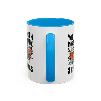 You Are Worth More Than Many Sparrows Mug — Inspirational Floral Sparrow Coffee Mug (11oz/15oz)