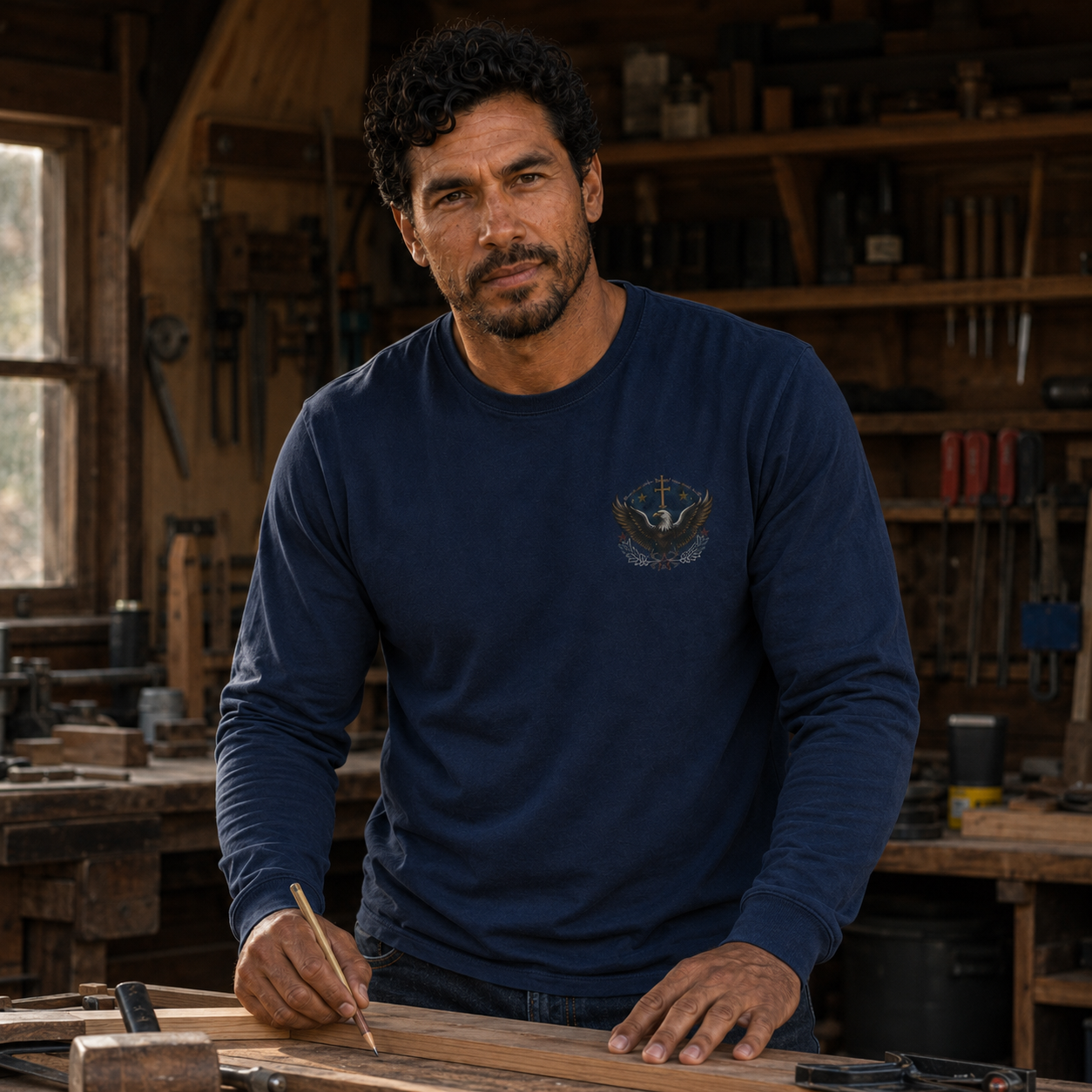 Redeemed Recovered Free Long Sleeve Tee