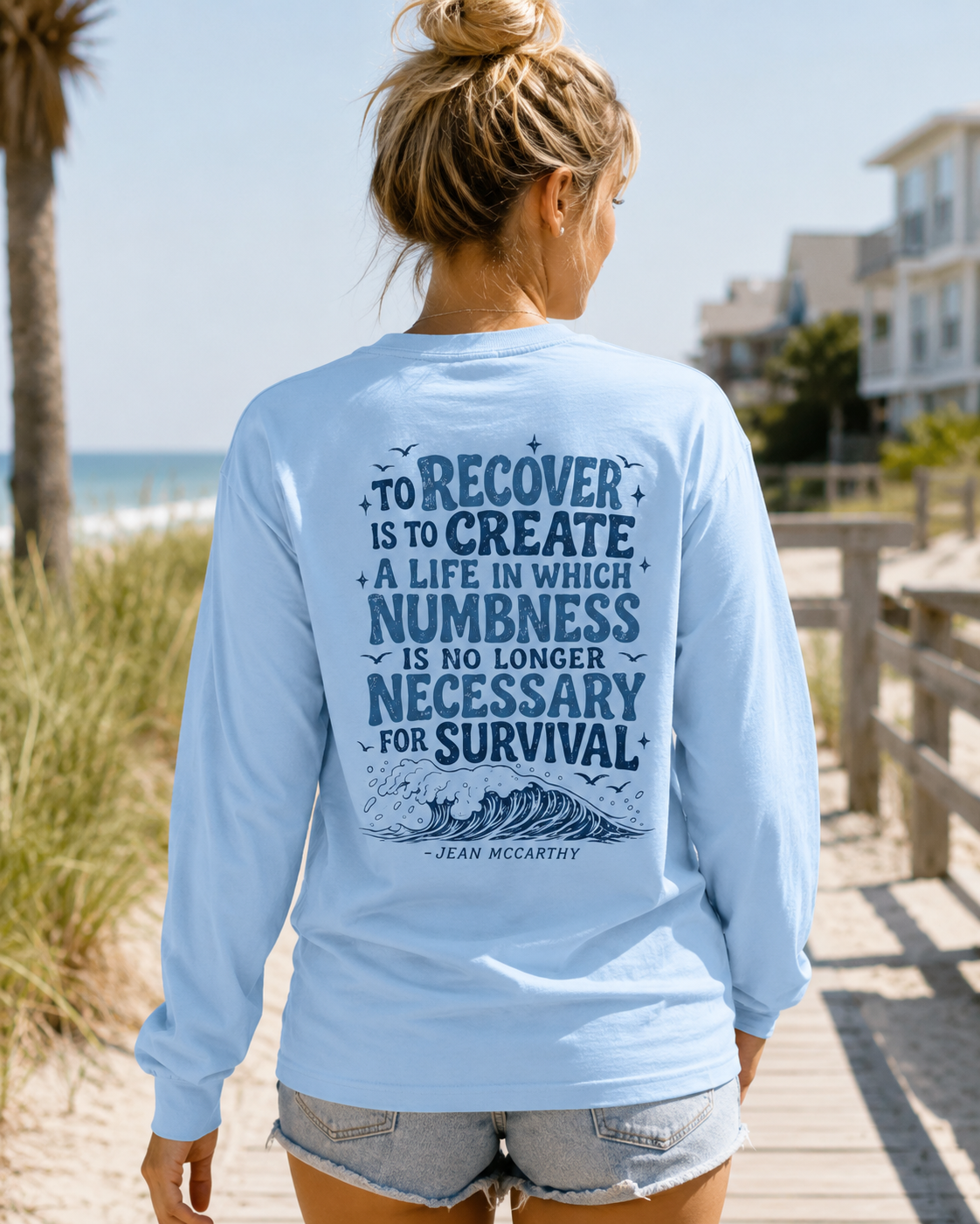 Create a Life Recovery Long Sleeve T-Shirt