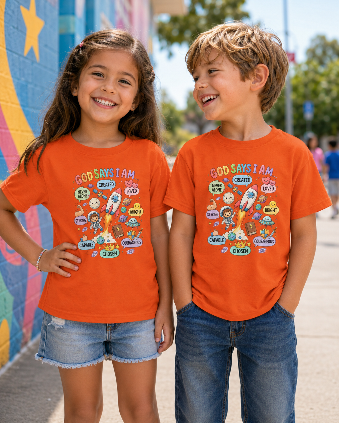 God Says I Am Kids Tee | Christian Youth T-Shirt