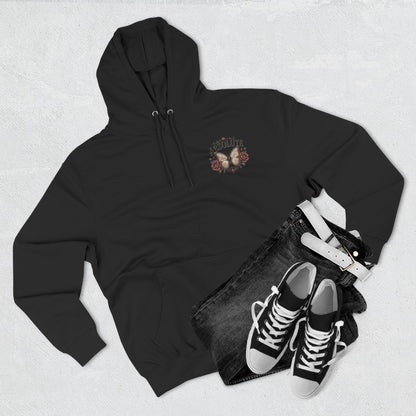 Butterfly & Roses Hoodie — "Absolute" Vintage Floral Graphic