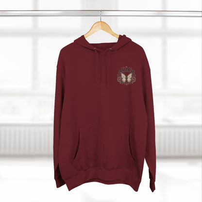 Butterfly & Roses Hoodie — "Absolute" Vintage Floral Graphic