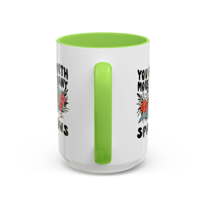 You Are Worth More Than Many Sparrows Mug — Inspirational Floral Sparrow Coffee Mug (11oz/15oz)