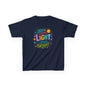 Let Your Light Shine Bright Kids T-Shirt | Inspirational Youth Tee