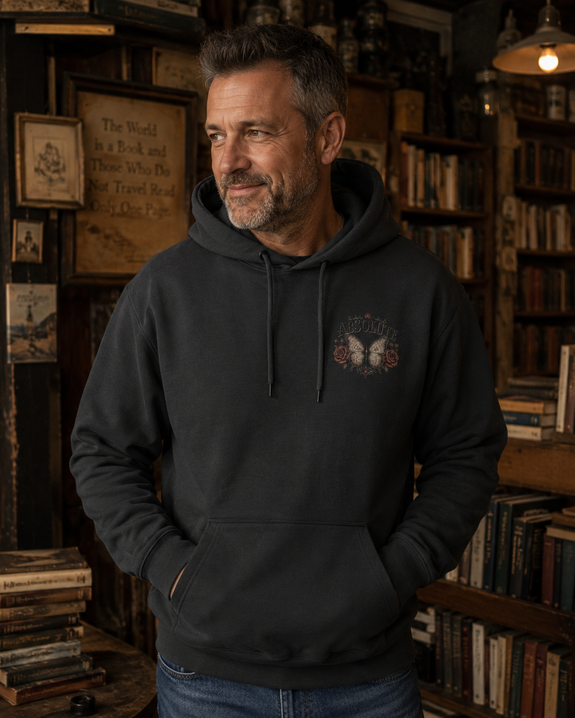 Absolute Principles Butterfly Hoodie | Recovery & Sobriety Unisex Pullover