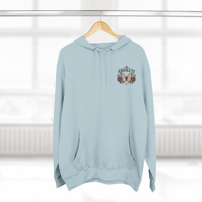 Butterfly & Roses Hoodie — "Absolute" Vintage Floral Graphic