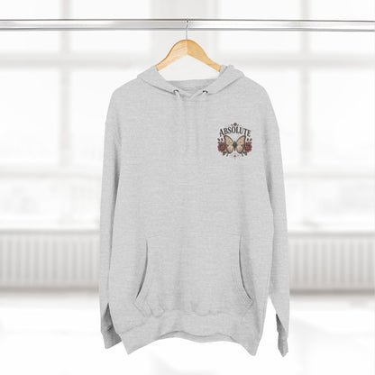 Butterfly & Roses Hoodie — "Absolute" Vintage Floral Graphic