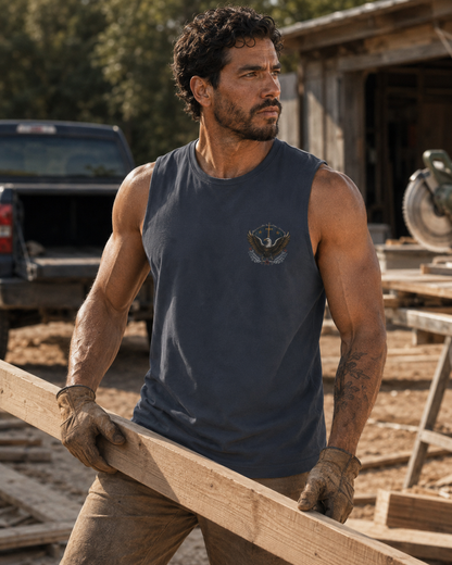 Redeemed, Recovered, Free Men’s Muscle Tank