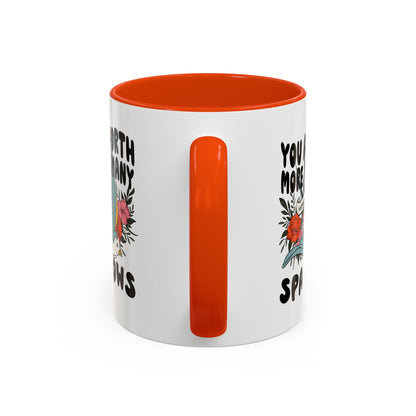 You Are Worth More Than Many Sparrows Mug — Inspirational Floral Sparrow Coffee Mug (11oz/15oz)