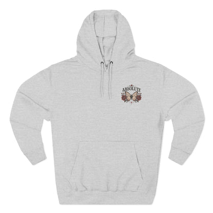 Butterfly & Roses Hoodie — "Absolute" Vintage Floral Graphic
