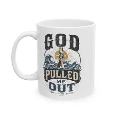 Ceramic Mug — "God Forgive Me, I Pulled Out" Vintage Tattoo Skate Coffee Cup