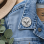 Sobriety Will Set You Free Button Pin
