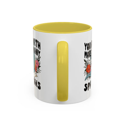 You Are Worth More Than Many Sparrows Mug — Inspirational Floral Sparrow Coffee Mug (11oz/15oz)