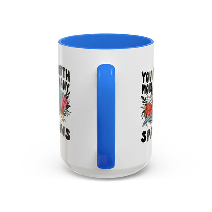 You Are Worth More Than Many Sparrows Mug — Inspirational Floral Sparrow Coffee Mug (11oz/15oz)