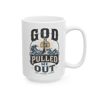 Ceramic Mug — "God Forgive Me, I Pulled Out" Vintage Tattoo Skate Coffee Cup