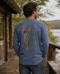 His Guidance, Our Peace Comfort Colors Long Sleeve Tee