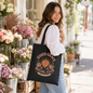 God’s Grace Social Club Canvas Tote Bag | Christian Sobriety Gift