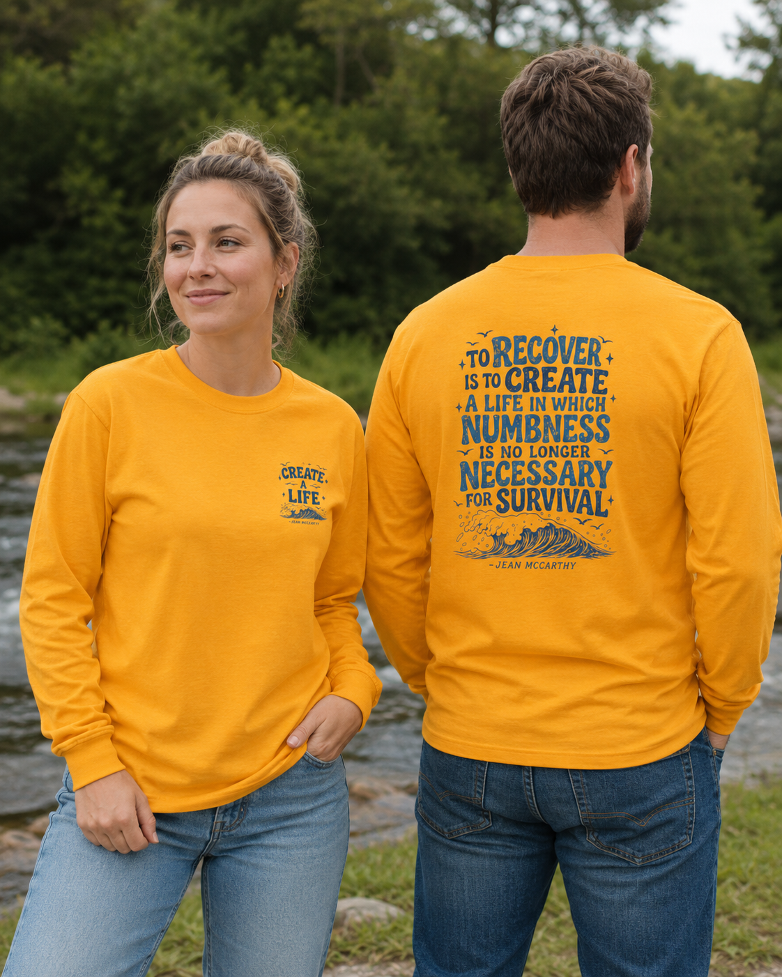 Create a Life Recovery Long Sleeve T-Shirt