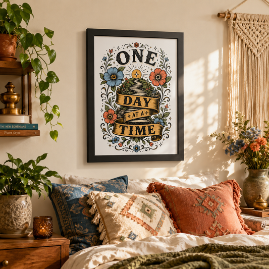 One Day at a Time Framed Poster