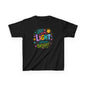 Let Your Light Shine Bright Kids T-Shirt | Inspirational Youth Tee