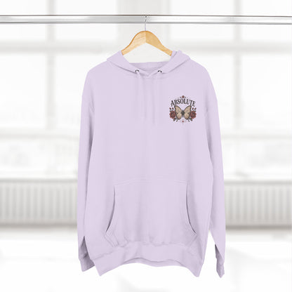Butterfly & Roses Hoodie — "Absolute" Vintage Floral Graphic
