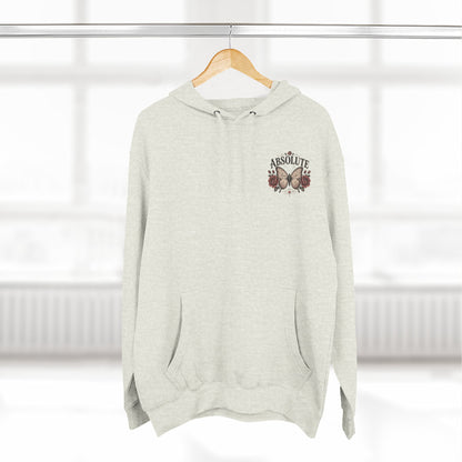 Butterfly & Roses Hoodie — "Absolute" Vintage Floral Graphic