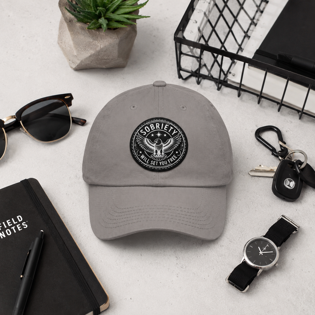 Sobriety Will Set You Free Dad Hat