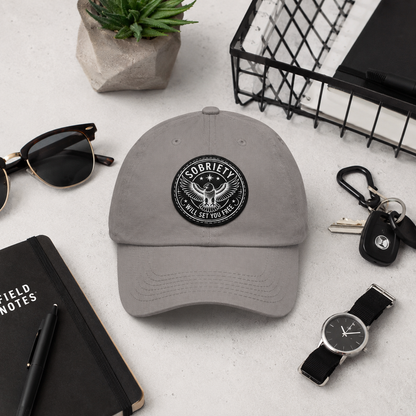 Sobriety Will Set You Free Dad Hat