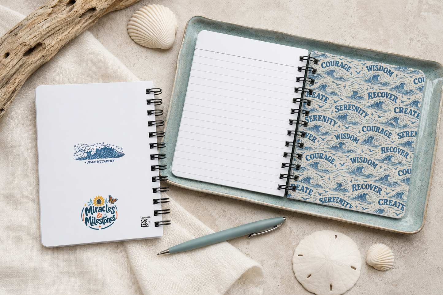 Recovery Quote Create a Life Spiral Notebook | Inspirational Journal