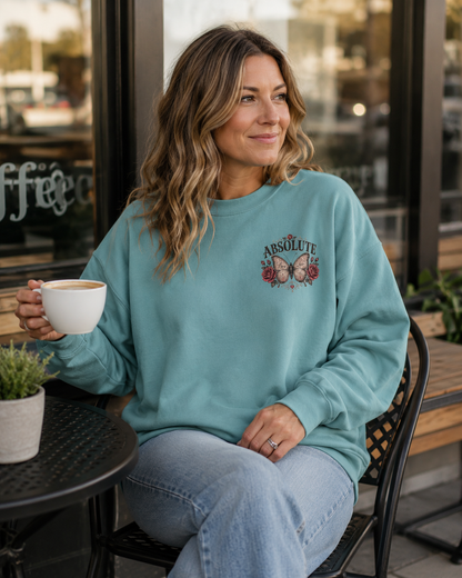 Absolute Principles Butterfly Crewneck Sweatshirt