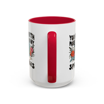 You Are Worth More Than Many Sparrows Mug — Inspirational Floral Sparrow Coffee Mug (11oz/15oz)