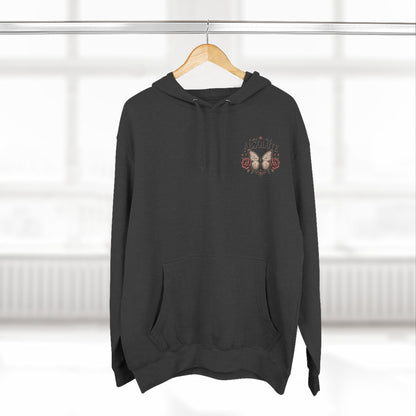 Butterfly & Roses Hoodie — "Absolute" Vintage Floral Graphic