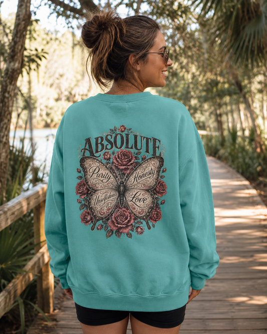 Absolute Principles Butterfly Crewneck Sweatshirt